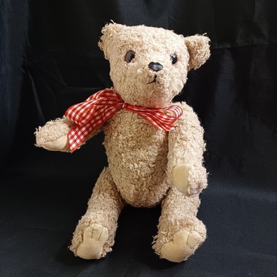 Bears 'N' Things Elaine kleine lockige Teddybär-Fliege mit Gelenken Karo 15 Zoll