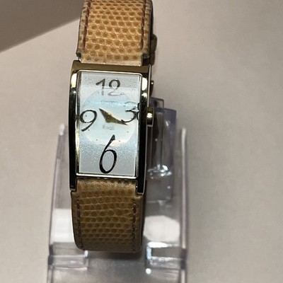 Seiko Ladies Rivoli Gold Plated Watch Curved Case Rare Working