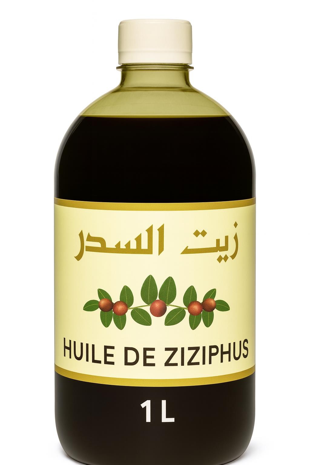 Huile de Sidr Ziziphus 1L pure pour le soin nourrissant et réparateur de la peau