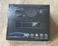 4K Dash Cam Front and Rear,3 Channel Dash Cam for Car with 5G WiFi, 64GB