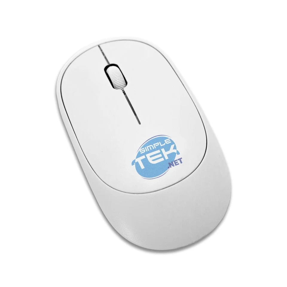 Wireless Mouse and Keyboard Kit French Layout White Set M&k Azerty - Image 3 of 4