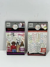 2 The Happy Planner (Everyday  Hobby Lobby Edition/889 PCs + Colorful Shapes New