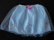 BNIP Girls Size 2 to 5 Years Pretty White Fairy Tutu Mesh Overlay Style Skirt