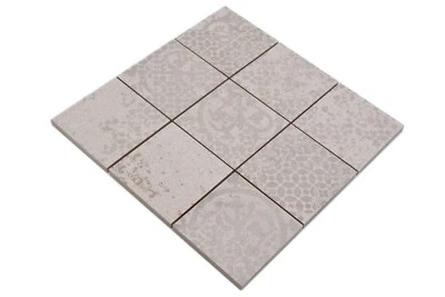 Mosaico Beige Retrooptik Gres Mate Cuadrados Pared Suelo Cocina Baño WB23-B5 - Imagen 1 de 4