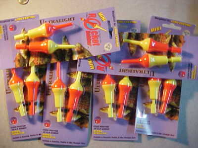12 NEW Rocket Bobber Durable Fixed or Slip Bobbers 3/4