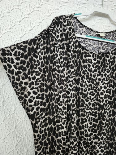 Womens Blouse Jaclyn Smith 3X Multicolor Animal Print Good Condition - Picture 3 of 6