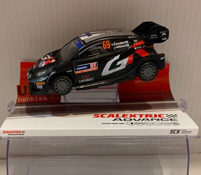 Slot Car SCX Scalextric Advance E10529S300 Toyota Yaris WRC #69 Sweden 2024  UK