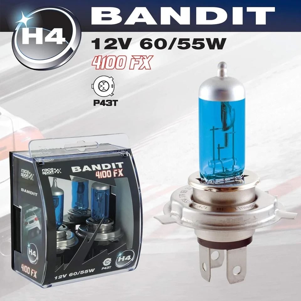 2 x H4 4600k Bright Diamond Xenon HID White Car Front Headlight Headlamp Bulbs - Image 3 of 3