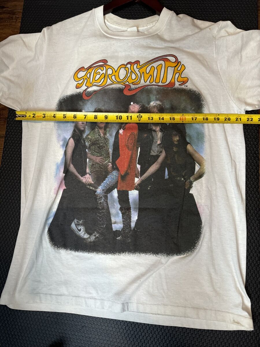Vintage Aerosmith Band Tee Walk This Way Single Stitch Xl | eBay Vintage Aerosmith Band Tee Walk This Way Single Stitch Xl | eBay