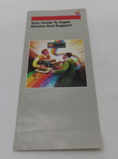1982 APPLE Computer Advertising Brochure YOUR GUIDE TO APPLE SERVICE AND SUPPORT