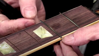 Guitar Neck Nickel Fret Installing Service