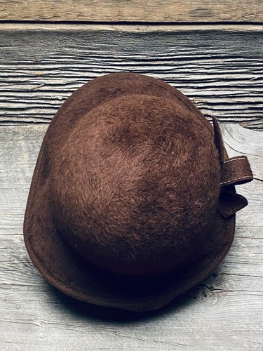 Vintage Cloche Flapper Hat Soft Beaver Fur Kates Boutique Canada Gatsby 1950s - Picture 4 of 9