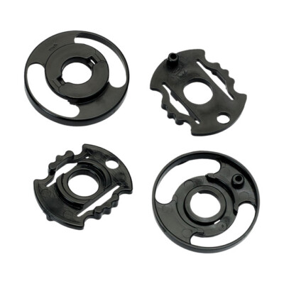 BILTWELL GEN2 BASEPLATE KIT IN SCHWARZ (PAAR) 0034-24 **BRANDNEU**