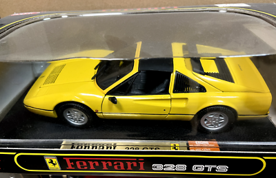 FERRARI 328 GTS YELLOW by ANSON OLD RELEASE 1:18 BRAND NEW IN BOX