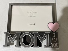 LASODY MOM I Love You Picture Frame,MomBirthday Gifts,Mothers Day Gifts