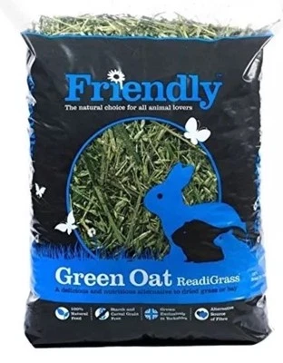 Friendly Readigrass Green Oats 1kg, treat,bedding,tasty,branded