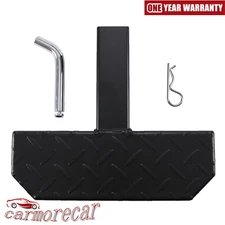 Hitch Climber Step Towing Bumper Guard Anti-Rust Fit 2" Cars Trucks, Pickups