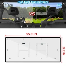 Sliding Rear Window Back Windshiled For CFMOTO UFORCE 1000/ 1000 XL 2019-2025