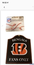 NFL Boelter Wooden Fan Sign Cincinnati Bengals