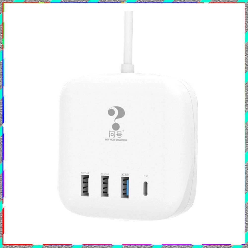 Fast 5V/3.2A multi-port USB charging hub for travel