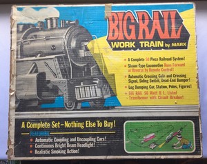 big rail work train by marx