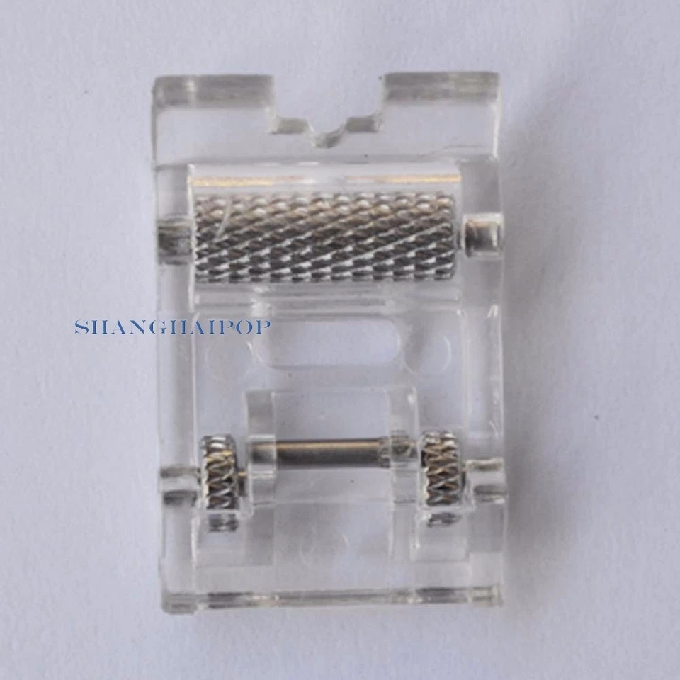 Roller Foot Presser for Leather PVC Fabric Snap On Domestic Sewing Machine New - Image 2 of 4