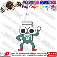 JDM Sparkplug Cool Funny Full Color Car Truck Window Vinyl Decal Sticker.