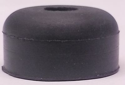 (1) BLACK RUBBER POOL BILLIARD CUE REPLACEMENT BUMPER - 1'' DIA. X .5'' HIGH -