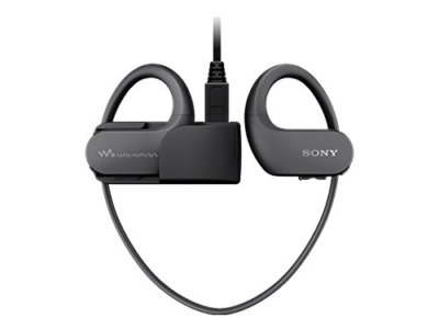 【美品】SONY WALKMAN NW-WS413 4GB 専用ケース付 本体 SONY Walkman Headphone-integrated NW-WS413 Black MP3 4GB from