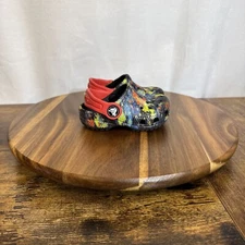 Crocs Kids Classic TieDye Multi Color Graphic Clog Rainbow 206994 Baby Size C4