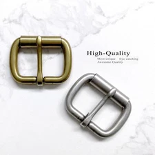 Antiqued Finish Single Prong Replacement Roller Belt Buckle, Fits 1-1/2" wide