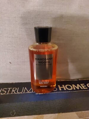 NEW BATH BODY WORKS MAHOGANY WOODS HAIR+BODY