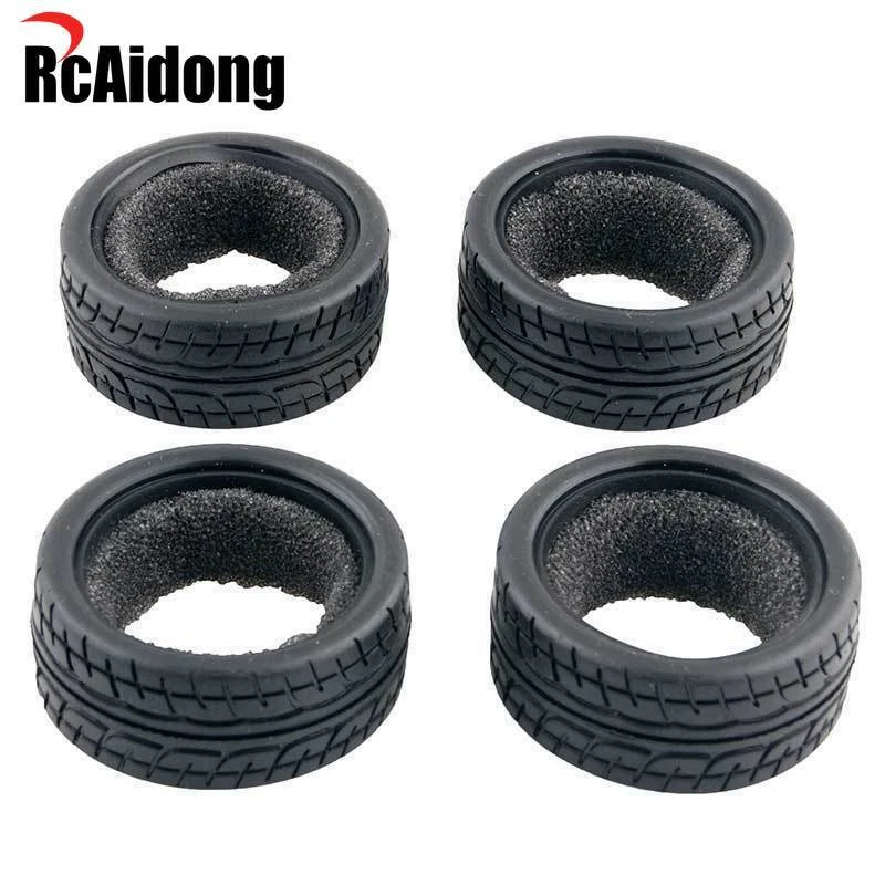 1/10 RC Rubber Tires for Tamiya TT-01/TT02/TT-01E/TL01/TA06/XV01/TT02D/TA07/TB04 - Image 4 of 4