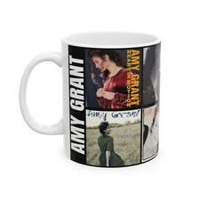 Amy Grant Albums Ceramic Mug 11oz, Music Gift, Coffee Cup, Classic Music