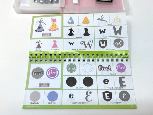 Cartucho Cricut Shapes - Stork's Delivery - Creative Memories álbum de recortes bebé - Imagen 9 de 12