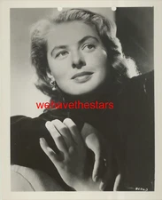 VINTAGE Ingrid Bergman GORGEOUS BEAUTY 40s Publicity Portrait