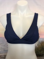 NWT Cupshe Women's Bikini Top Size Small Blue Color