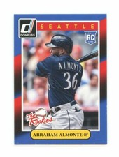 2014 Donruss The Rookies #21 Abraham Almonte Seattle Mariners rookie card