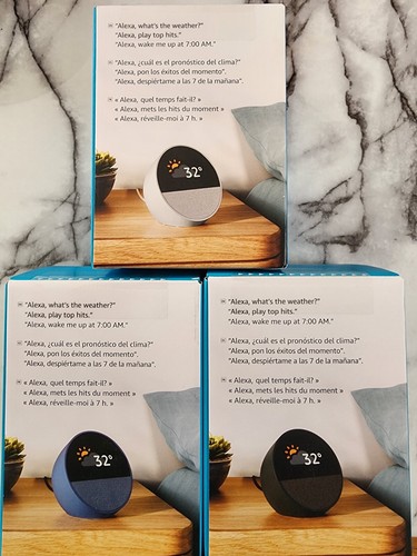 Reloj despertador Amazon Echo Spot sellado de fábrica NUEVO (2024) - Imagen 3 de 3
