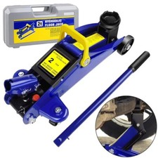 Cric Carrello Sollevatore a Razzo Ultra Basso Profilo 2 Ton Strumento Professionale Resistente