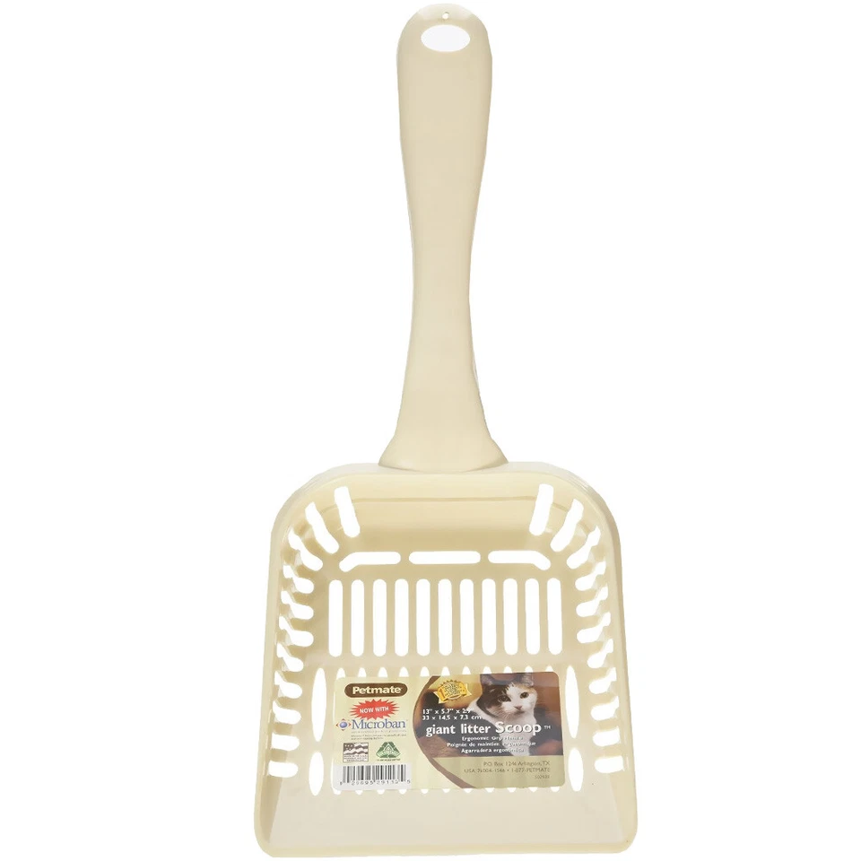 Petmate гигантский черпак для мусора с микробаном, отбеленный льняной цвет, 13 дюймов - Изображение 3 из 3