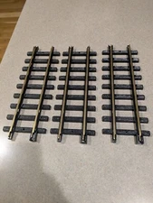 New Bright Holiday Express  3 STRAIGHT TRACKS 384-387 Series track