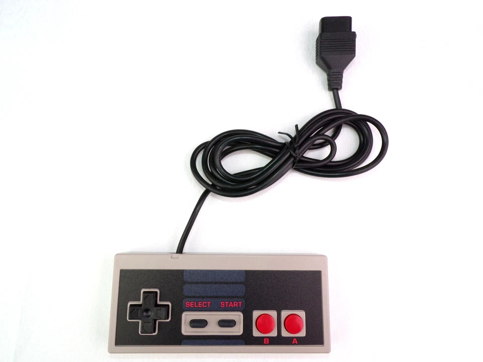 Nintendo NES 2 Controllers + AV Cable + AC Power Adapter Cord Bundle Lot - NEW - Image 2 of 4