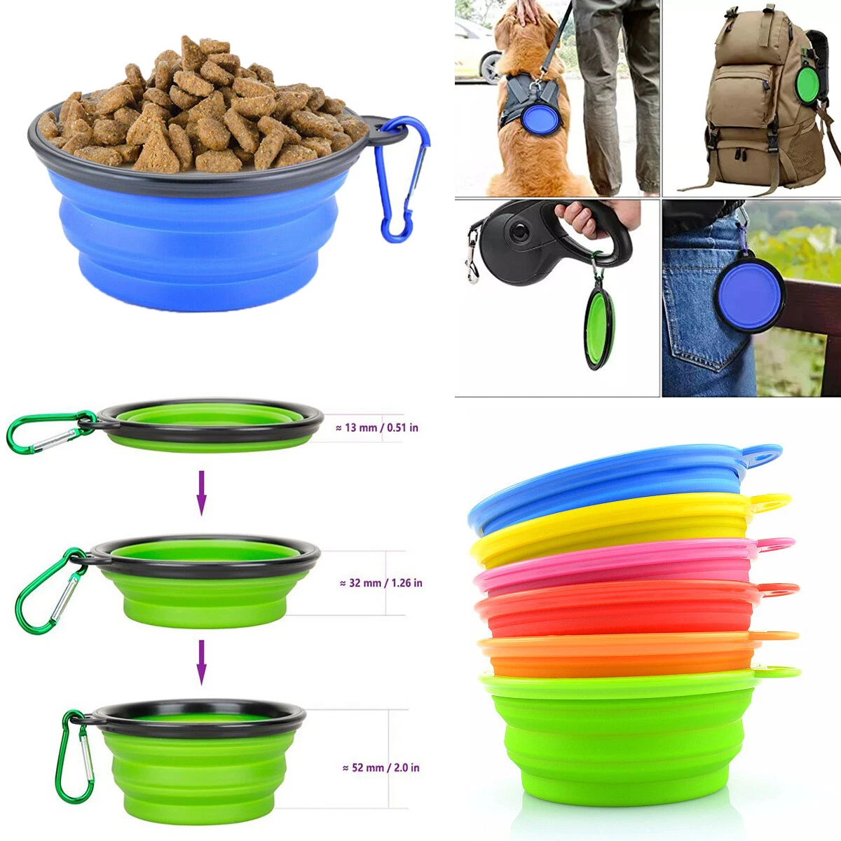 Collapsible Portable Bowl