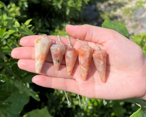Crystal Gemstone Pendulums - Natural Faceted Pendulum (Dowsing, Divination) - 第 34/37 張圖片