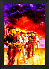 The Magnificent Seven 9 Framed Wall Art Poster Canvas Print Picture