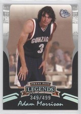 2006-07 Press Pass Legends Silver 349/499 Adam Morrison #S4 0j0