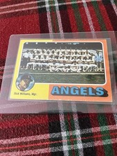 1975 Topps California Angels Team Card, Nolan Ryan Is On The Team Picture,