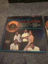 Two Different The Platters Golden Hits Vinyl LP's Encore & Golden Hits 1973 