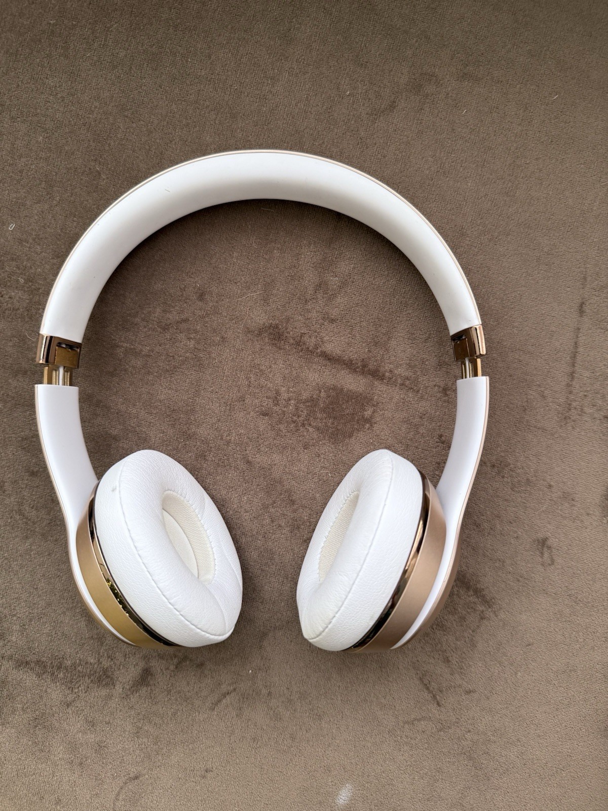 Gold Beats by Dr. Dre Headphones Cord And 3rd Party Case Included